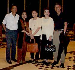 L to R: Ramon,Diana, Tita Nettie, Helen and Tito Ben Limjoco