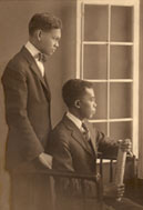 Conrado Trivinio Limjoco became a tennis Champion in Chicago in the early 1920's.  Here at university, I assume with a classmate.