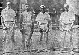 THE LINCOLN TENNIS TEAM- approx. 1928