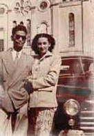 Monching & Helen 1947. Baguio, Philippines.