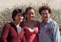 Uchiee, her daughter Denise and aunty Helen Limjoco in Tucson AZ 2004- Uchiee, her daughter Denise and aunty Helen Limjoco in Tucson AZ 2004-